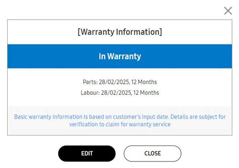 Authenticity and Warranty Status Check .